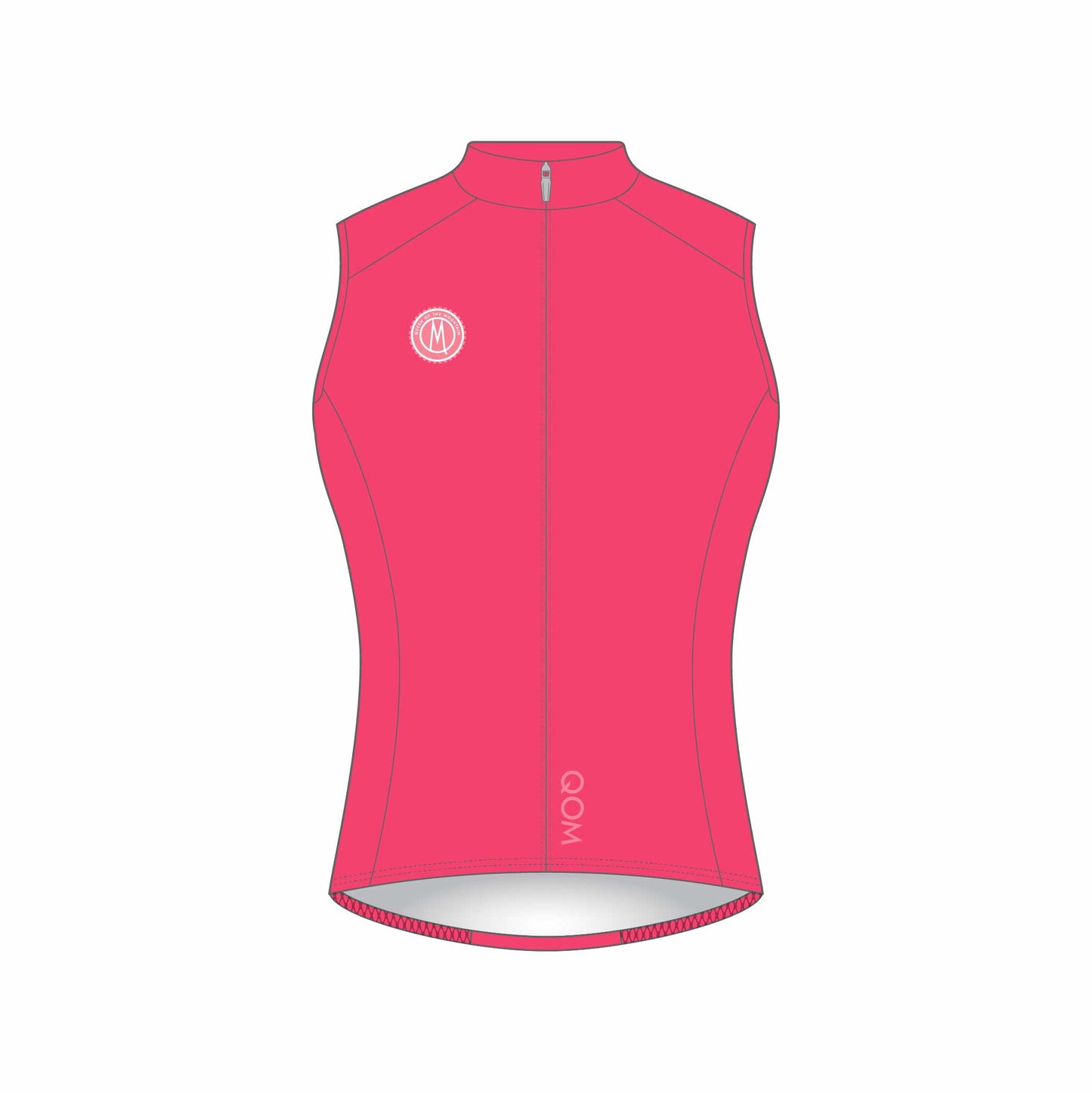 Women's Silver Wind Shield Splash Vest w/ Pockets (pink)