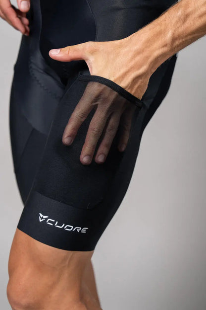 Gold Cargo Bib Short