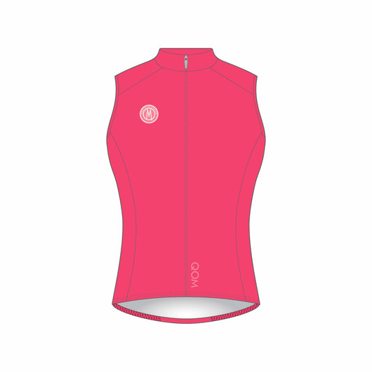 Women's Silver Wind Shield Splash Vest w/ Pockets (pink)